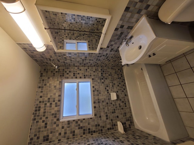 bathroom featuring tile patterned floors