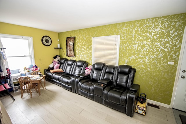 view of home theater room