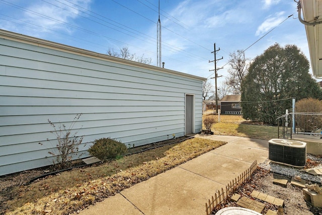 exterior space with central AC unit