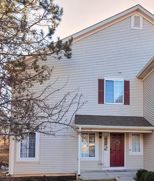 view of front of home