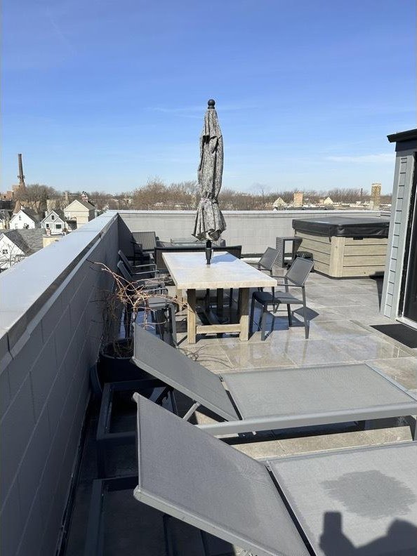 view of patio / terrace featuring a balcony