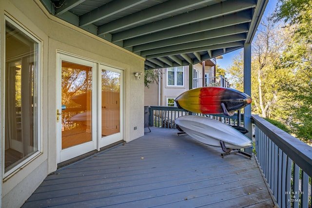 view of deck