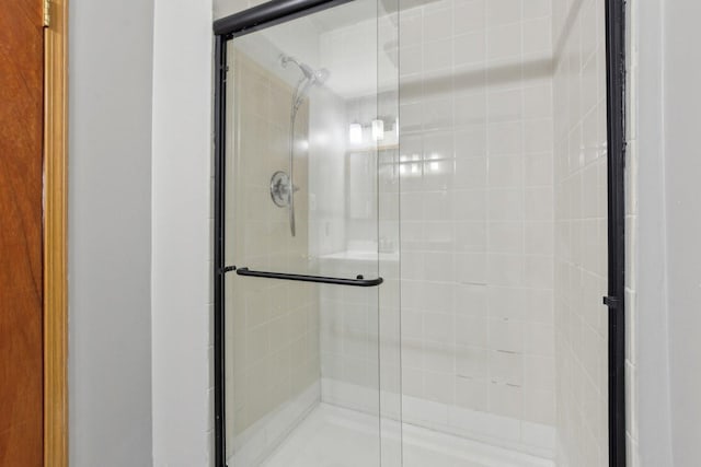 full bath featuring a shower stall