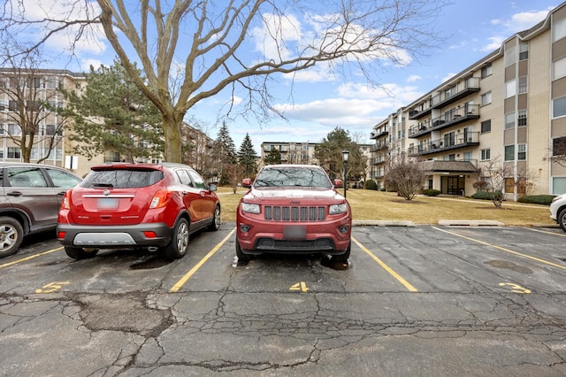 view of car parking