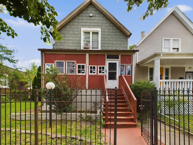 view of front of home