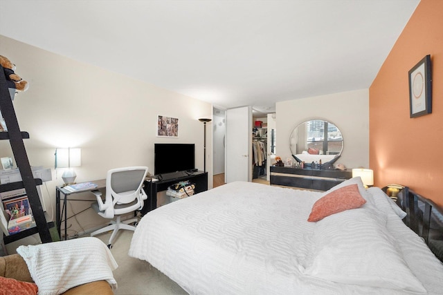 bedroom featuring a closet