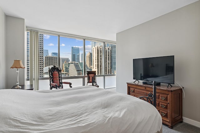 bedroom featuring carpet floors