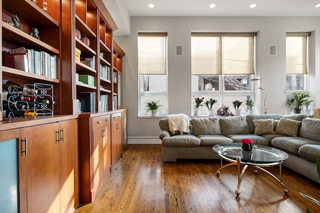 interior space featuring light hardwood / wood-style flooring