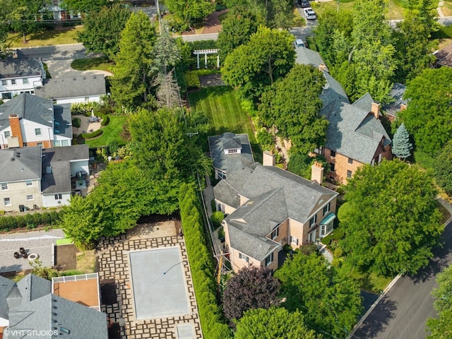 aerial view