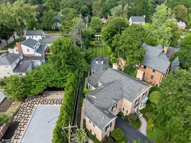 aerial view