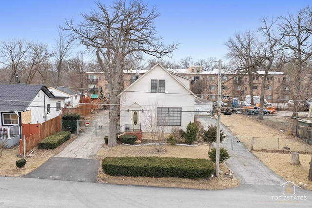 view of front of home