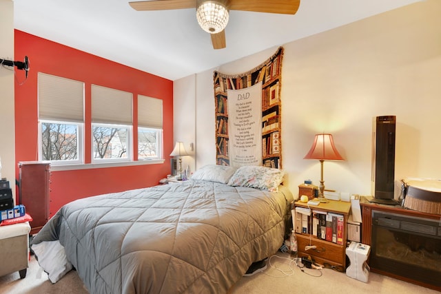 5405 W Galewood Ave, Chicago, IL 60639 - carpeted bedroom with ceiling fan