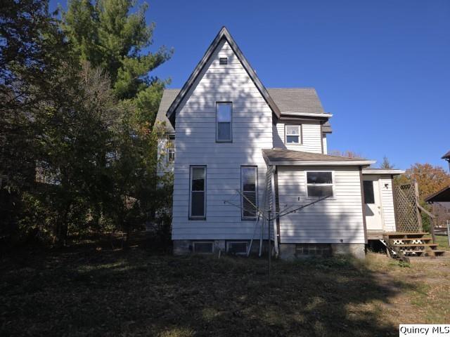 view of back of property