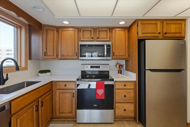 kitchen featuring sink and stainless steel appliances