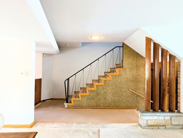 9018 S Oakley Ave, Chicago, IL 60643 - stairs with baseboards
