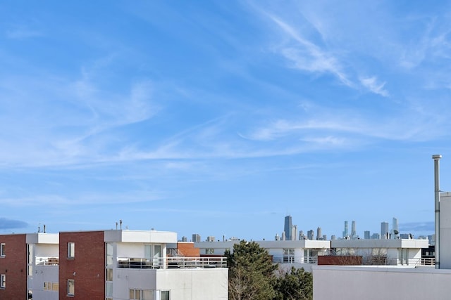 exterior space featuring a city view