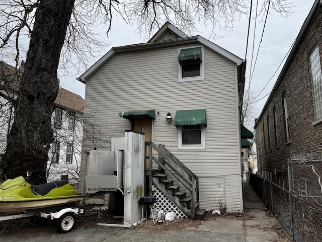 view of rear view of house