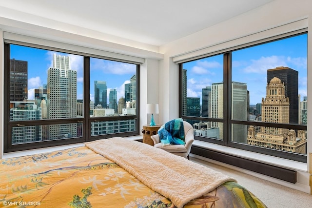 130 N Garland Ct Unit 4101, Chicago, IL 60602 - bedroom featuring a view of city and access to outside