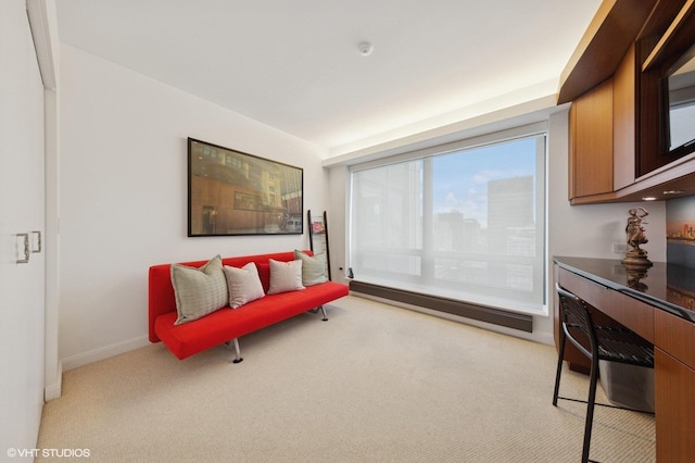 130 N Garland Ct Unit 4101, Chicago, IL 60602 - living area with light colored carpet and baseboards
