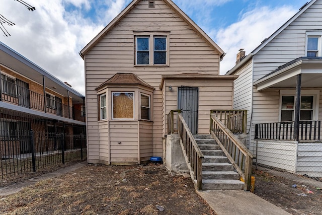 view of front of home