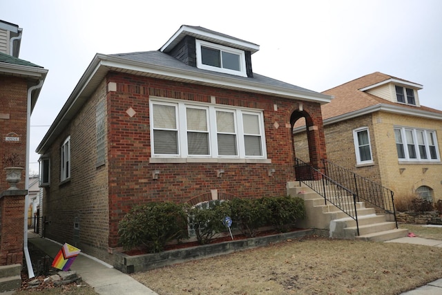 view of bungalow-style home