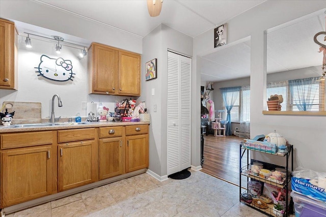 kitchen featuring sink