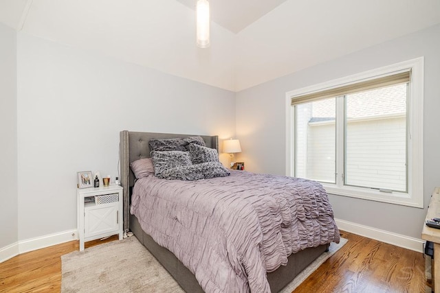 bedroom featuring hardwood / wood-style floors