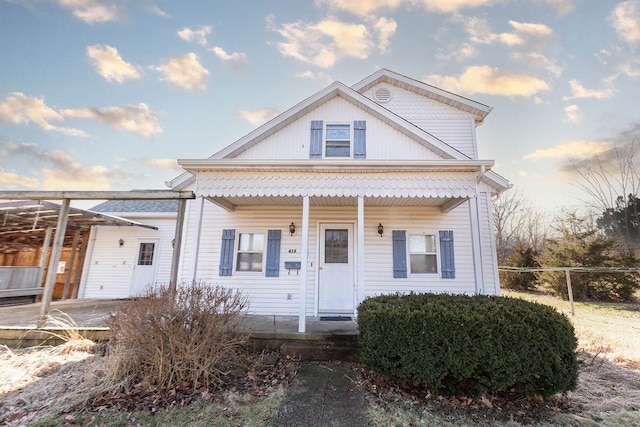 view of front of house