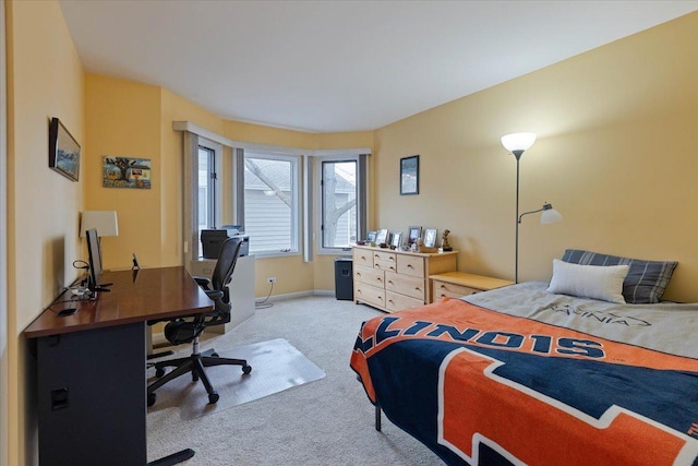 bedroom with carpet flooring