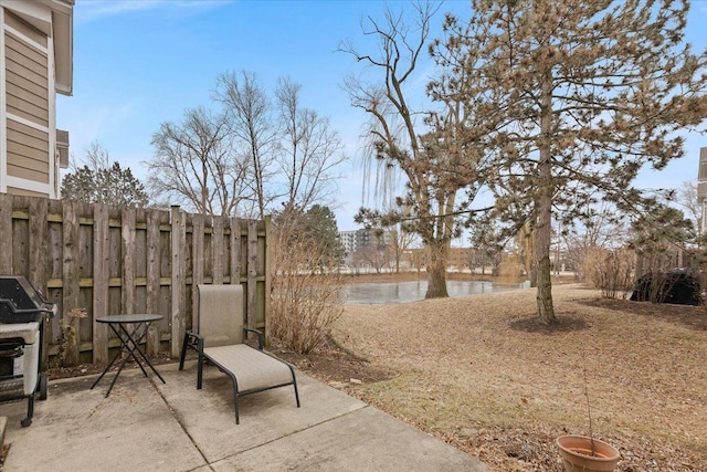 view of yard featuring a patio area