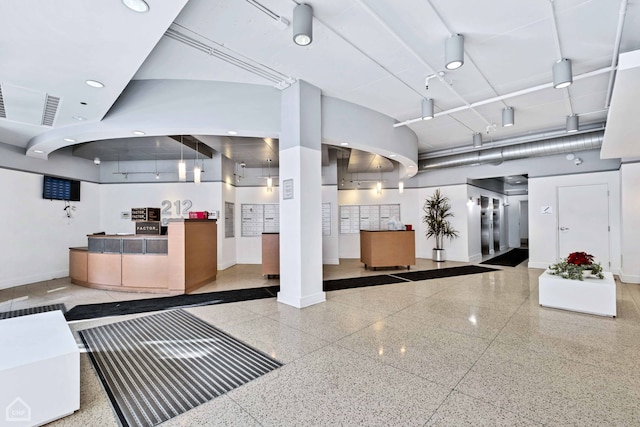 reception area with visible vents