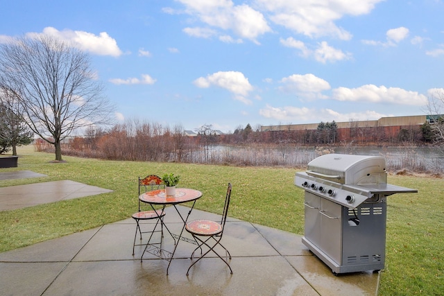 view of patio / terrace featuring area for grilling