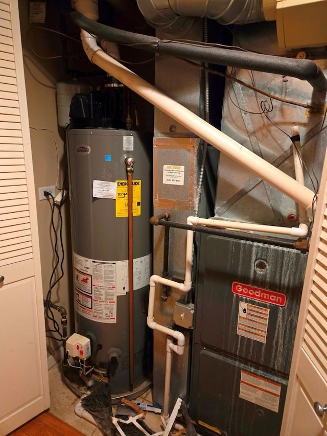 utilities with gas water heater