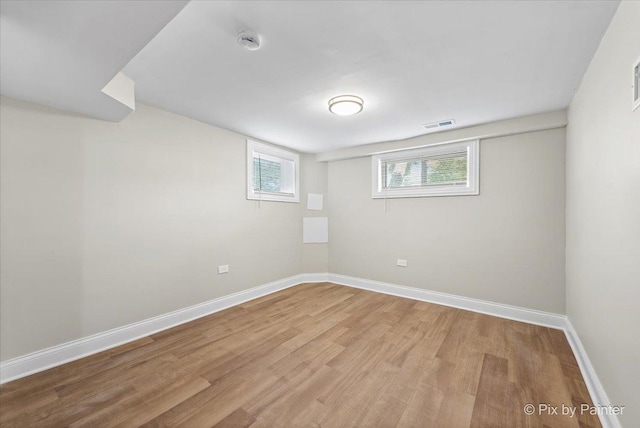 interior space featuring hardwood / wood-style floors