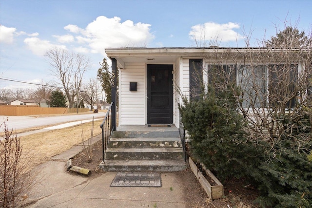 view of entrance to property