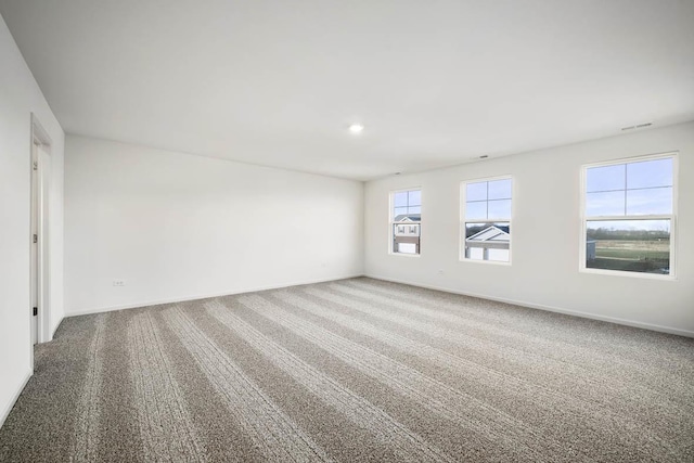 empty room with carpet floors