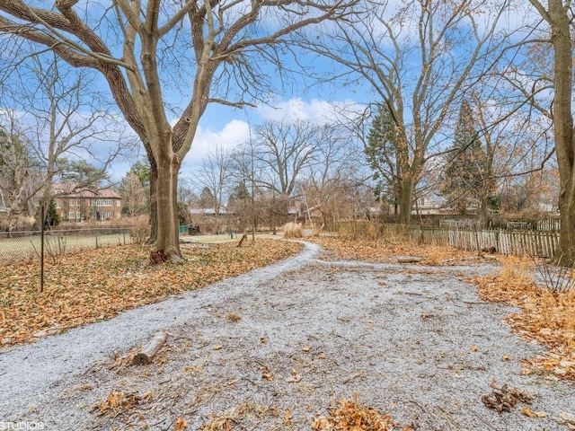 view of road