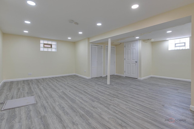 7345 S Washtenaw Ave, Chicago, IL 60629 - basement featuring light hardwood / wood-style floors