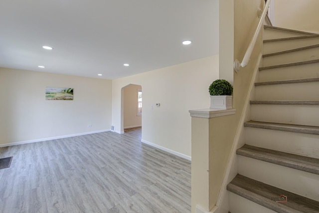 7345 S Washtenaw Ave, Chicago, IL 60629 - stairs featuring hardwood / wood-style flooring