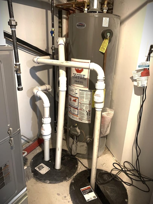 utilities with water heater