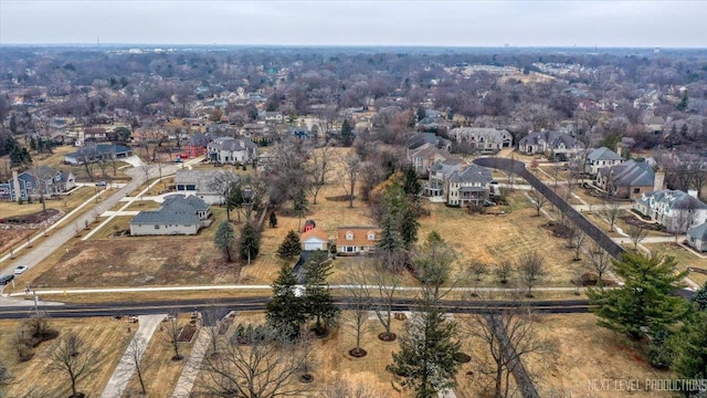 birds eye view of property featuring a residential view