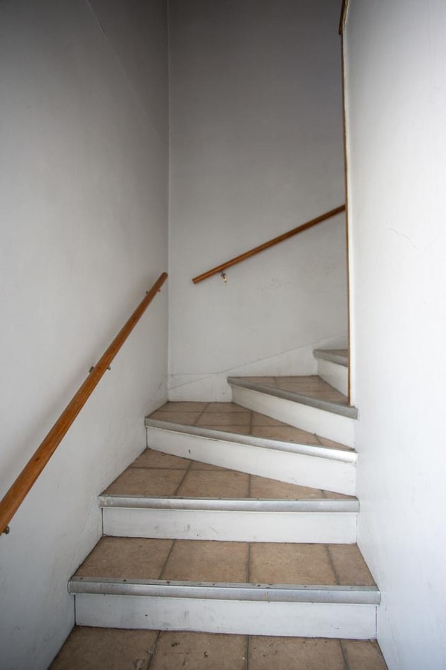 view of stairs