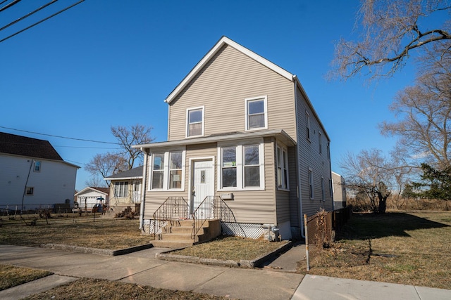 front of property featuring a front yard