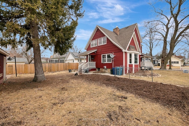 view of rear view of house