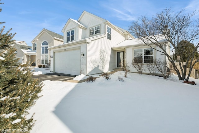 front facade featuring a garage