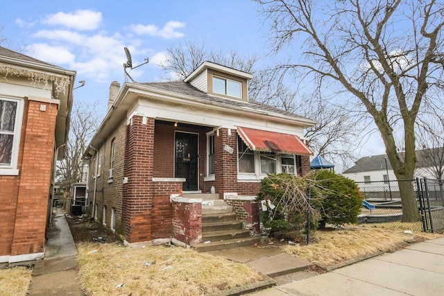 view of bungalow-style home