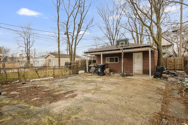 view of rear view of property