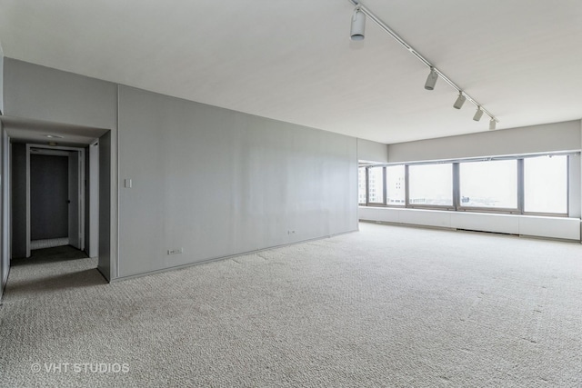 175 E Delaware Pl Unit 4503, Chicago, IL 60611 - empty room with carpet and track lighting