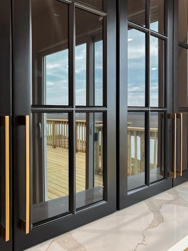 view of doorway to outside