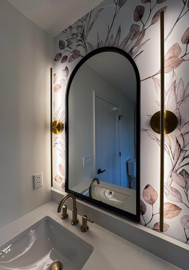 bathroom with a sink